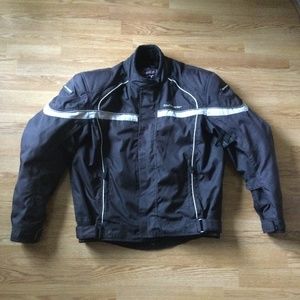 Tourmaster Jett series 2 Motorcycle Jacket  with Liner  Men’s L/ 44  Charcoal